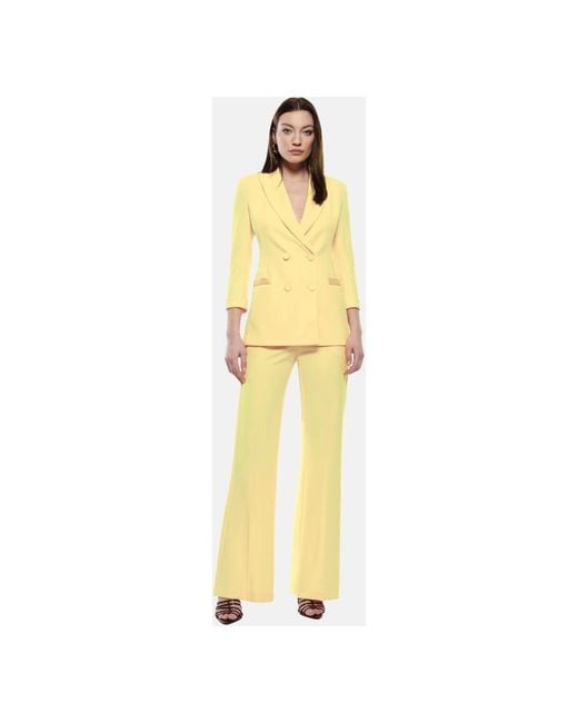 Imperial Yellow Wide Trousers