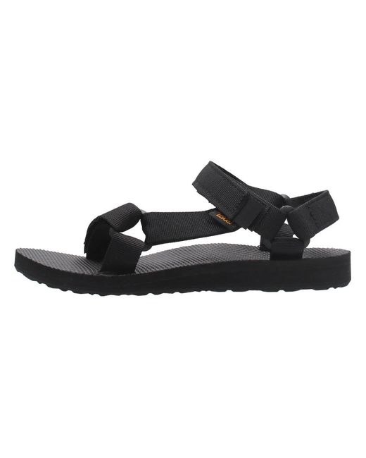 Teva Black Flat Sandals