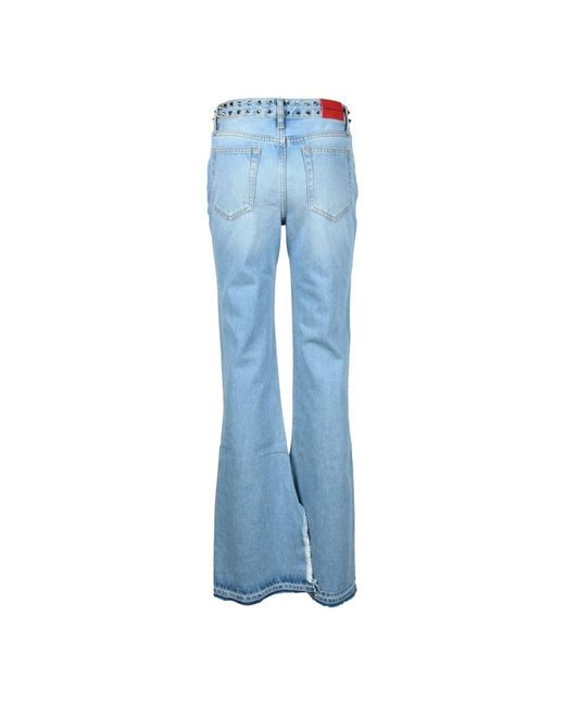 Alessandra Rich Blue Flare Jeans