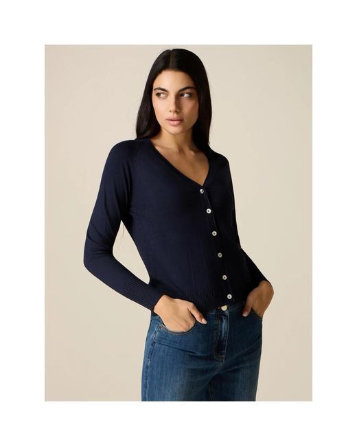 Cardigans Oltre de color Blue