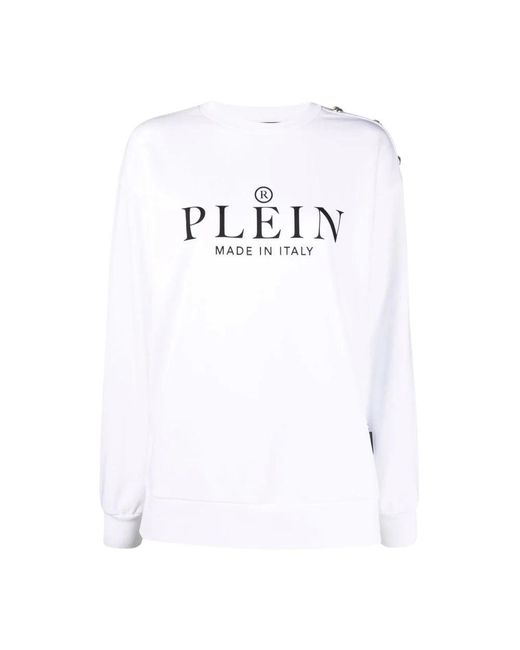Philipp Plein White Sweatshirts