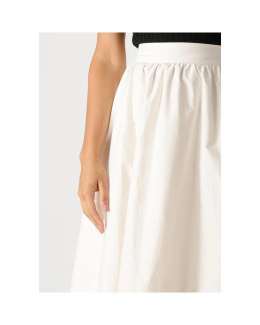 Copenhagen Muse Midi Skirts in het White