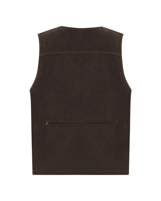 Agolde Ogden Vest in het Brown voor heren