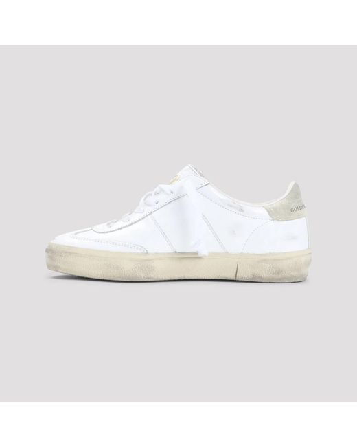Golden Goose Deluxe Brand White Weiße Leder Soul Star Sneakers