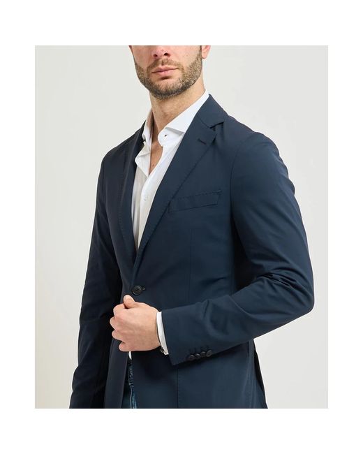 HUGO Stretch Jersey Blazer in het Blue voor heren