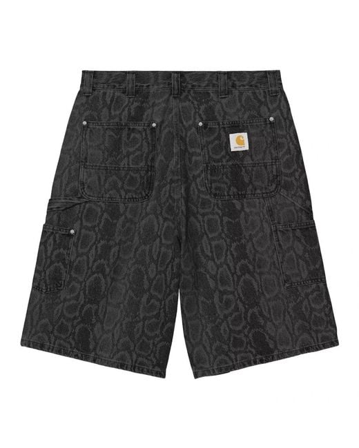 Carhartt Black Denim Shorts for men