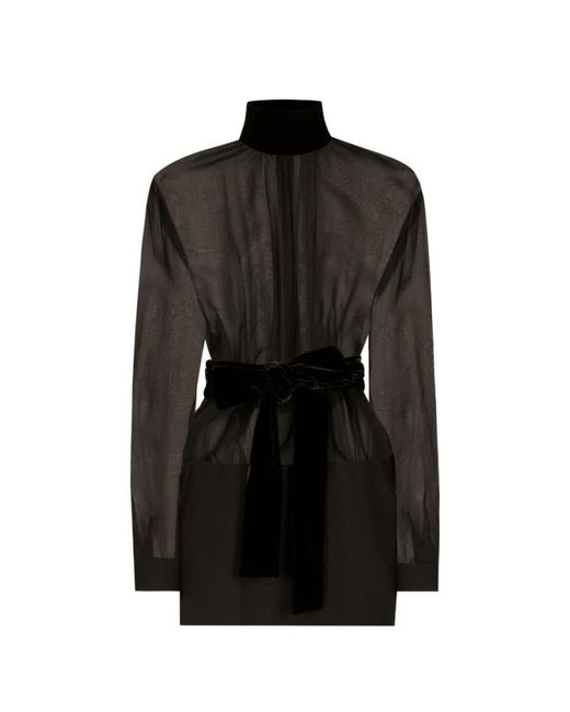 Dolce & Gabbana Black Short Dresses