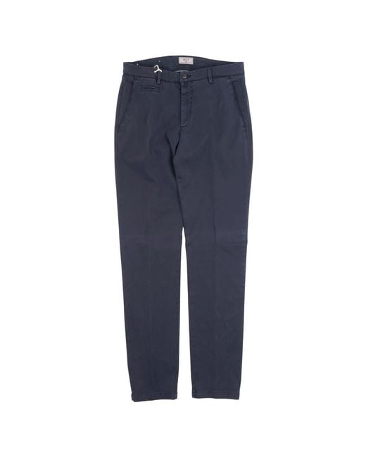 BRIGLIA Blue Chinos for men