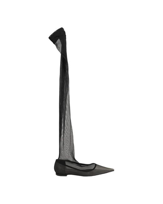 Dolce & Gabbana Black Over-The-Knee Boots