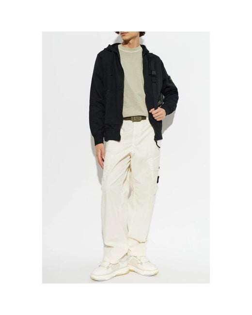 Stone Island Black Zip-Throughs for men
