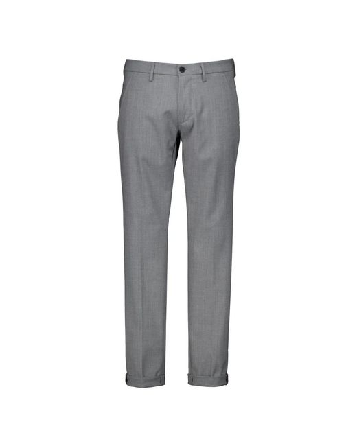 Mason's Gray Suit Trousers for men