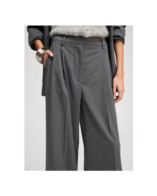 Munthe Gray Wide Trousers