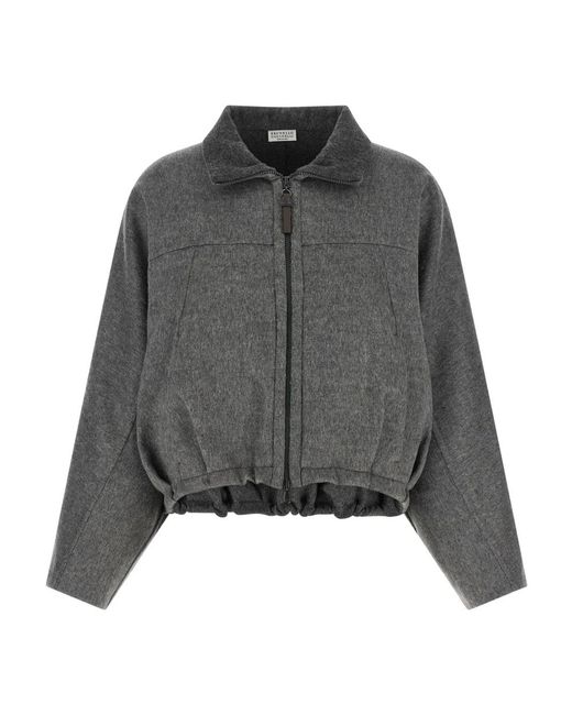 Brunello Cucinelli Gray Light Jackets