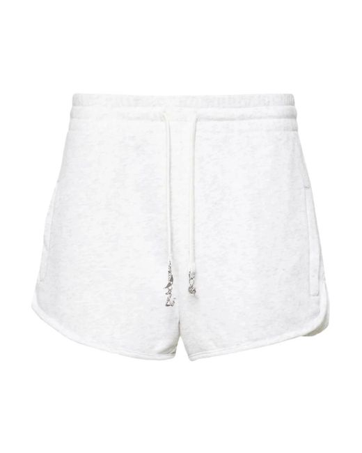 Zadig & Voltaire White Heather grey baumwoll mini shorts