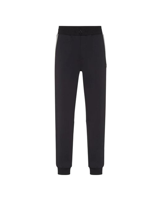 Philipp Plein Fitness ,Zwart ,Polyester Joggingbroek in het Blue voor heren