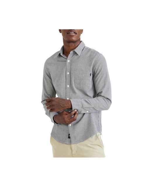 Dockers Gray Casual Shirts for men