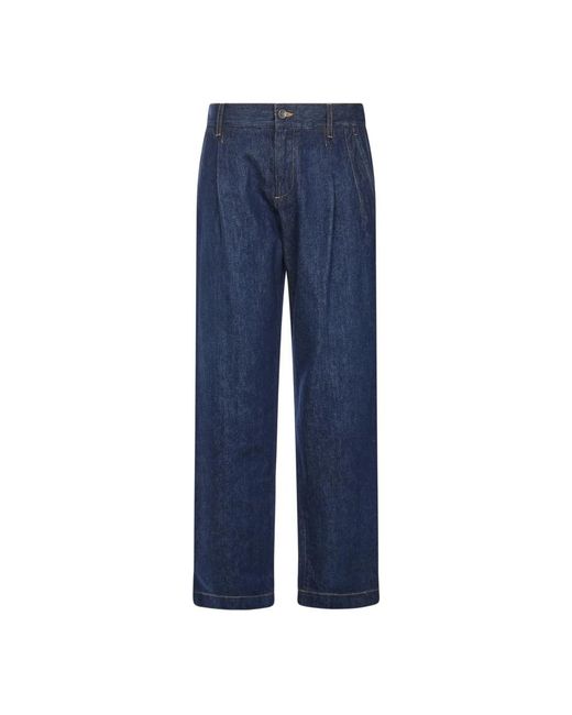 Dolce & Gabbana Blue Straight Jeans for men