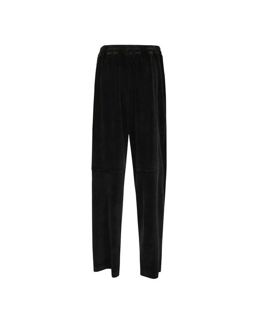 T By Alexander Wang Black Wide Trousers