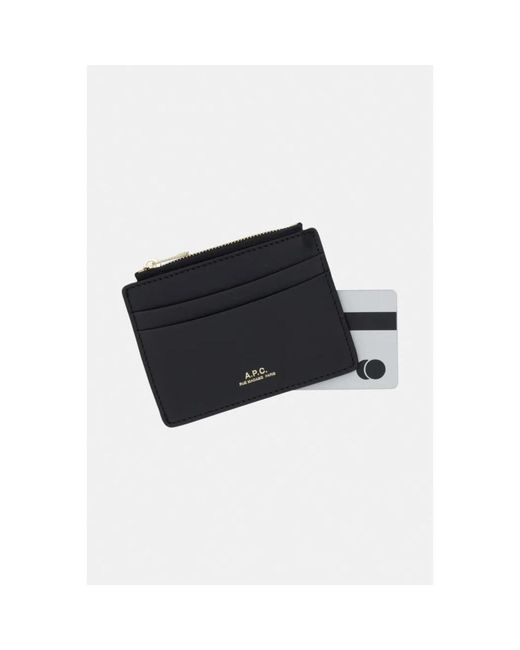 Wallets & Cardholders A.P.C. en coloris Black