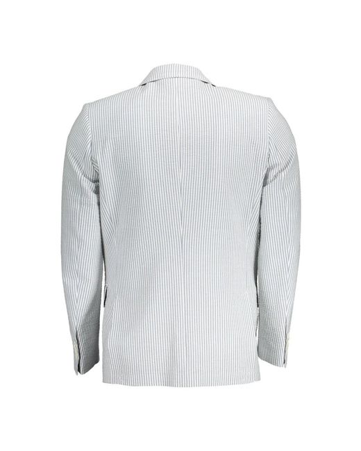 Gant Kostuums ,Veelkleurig ,Klassiek Lange Mouwen Jasje in het Gray voor heren
