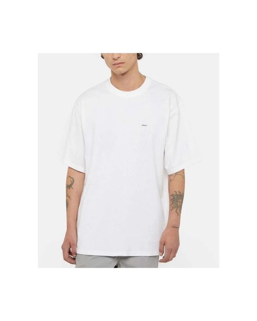 Dickies Tops ,Wit ,Katoen Klassiek Kortemouw Katoenen T-Shirt in het White voor heren