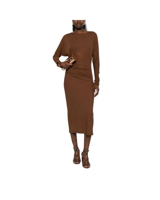 Max Mara Brown Midi Dresses