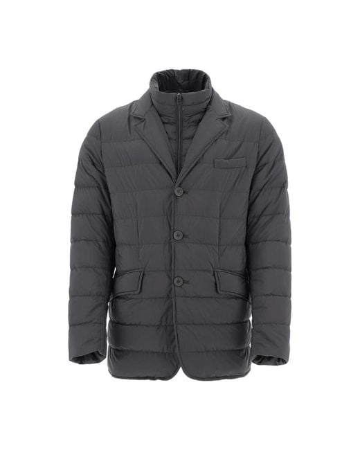 Herno Gray Down Jackets for men