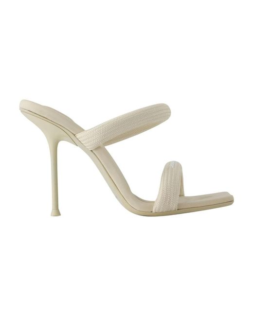 Alexander Wang White Julie Sandals