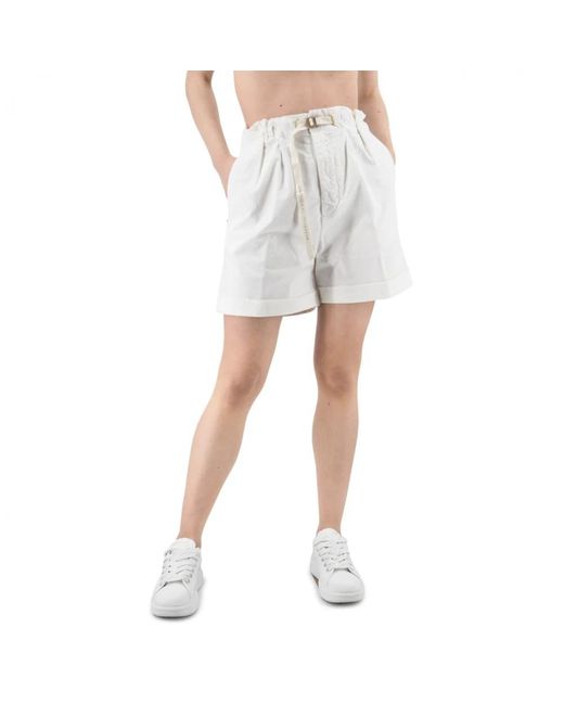 White Sand White Short Shorts