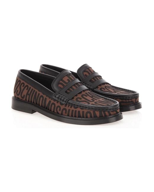 Moschino Black Loafers