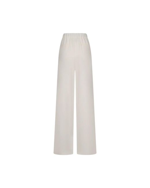 Valentino Garavani White Wide Trousers