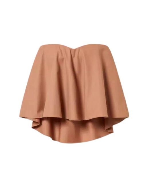 Twinset Brown Sleeveless Tops