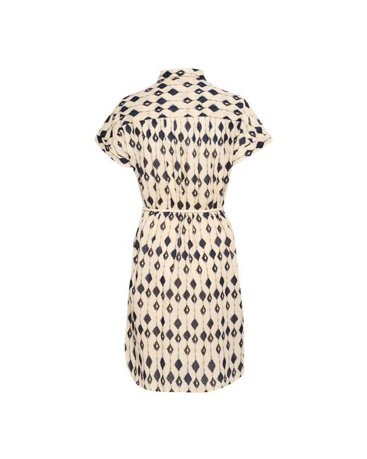 Ichi Shirt Dresses in het White