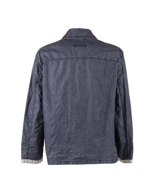 Fay Blue Denim Jackets for men