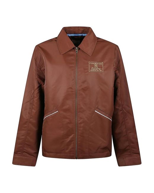 Champion Jassen ,Bruin ,Logo Jacket in het Brown voor heren