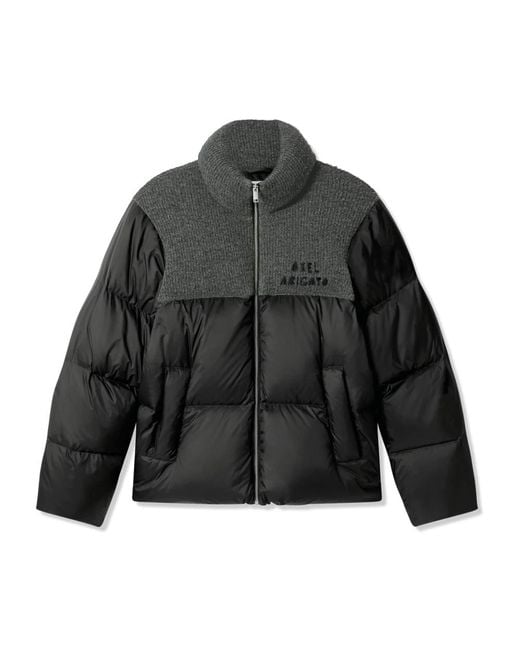 Axel Arigato Black Down Jackets for men