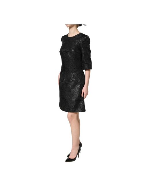 Dolce & Gabbana Black Midi Dresses