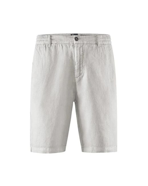Bomboogie Gray Casual Shorts for men