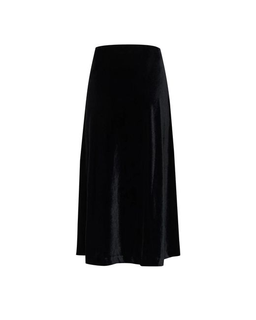 Part Two Rokken ,Blauw ,Donkerblauwe Rok Met Elastische Taille in het Black