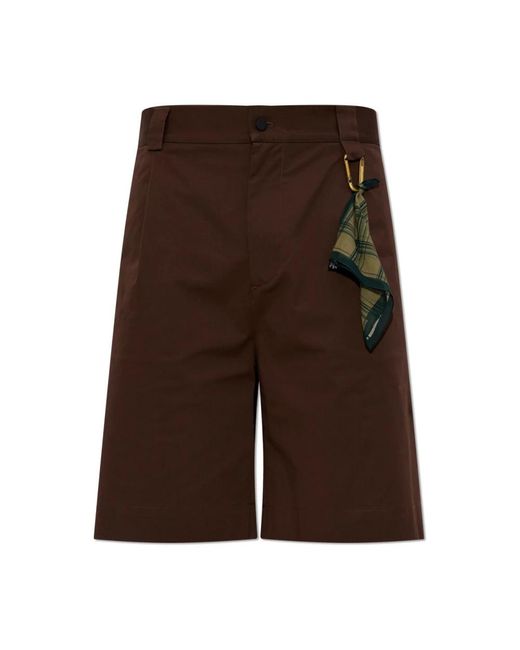 DARKPARK Brown Long Shorts for men
