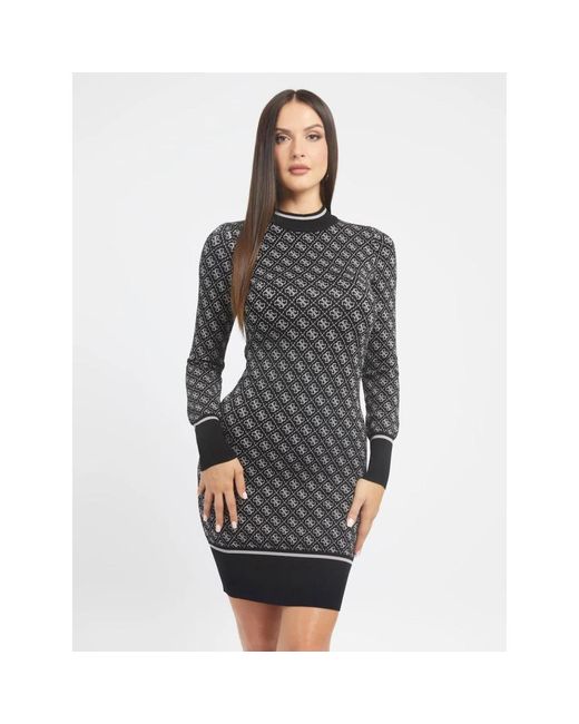 Guess Black Knitted Dresses