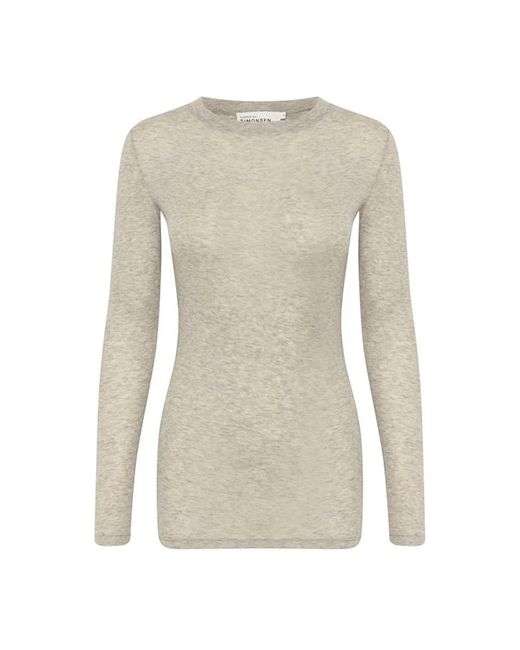 Karen By Simonsen Natural Long Sleeve T-Shirts