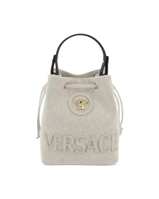 Borsa a tracolla di Versace in Gray