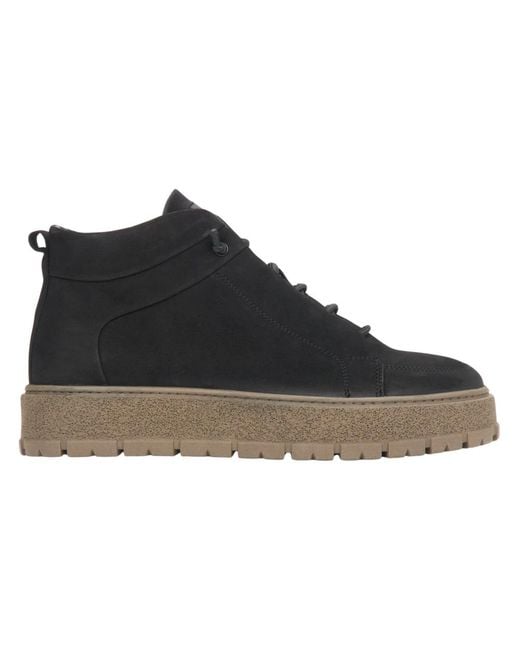 ESTRO Black Lace-Up Boots for men