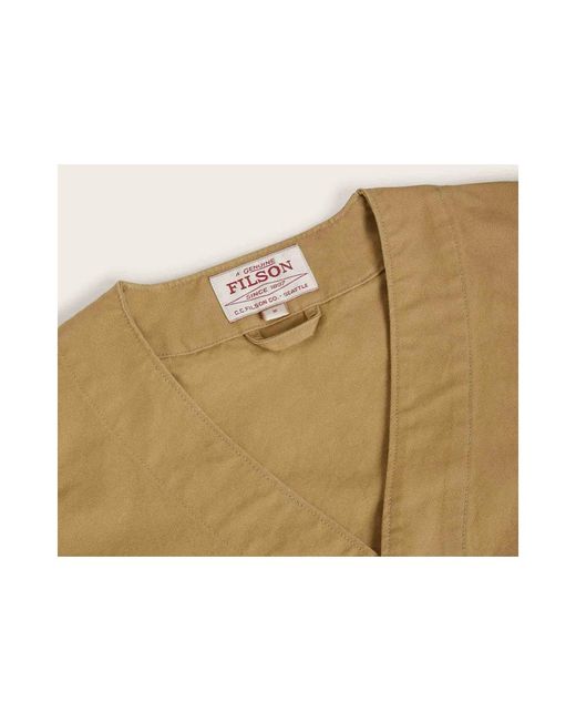 Vests Filson pour homme en coloris Natural