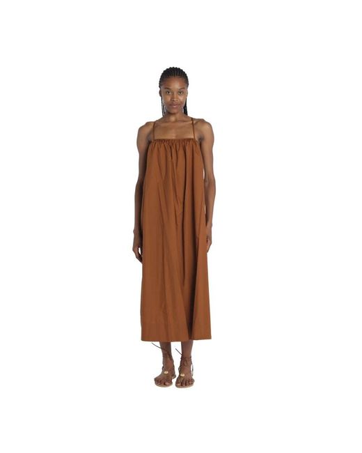 Soeur Brown Braunes Besticktes Kleid