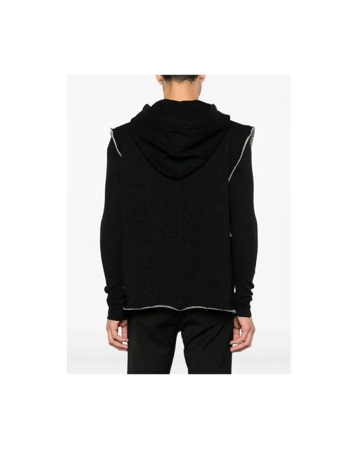Rick Owens Black Hoodies for men