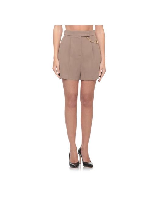 Elisabetta Franchi Brown Casual Shorts