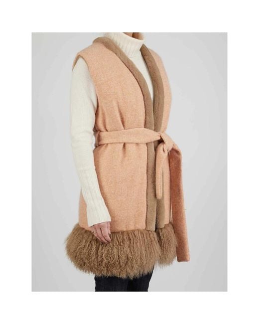 Kiton Vests in het Natural