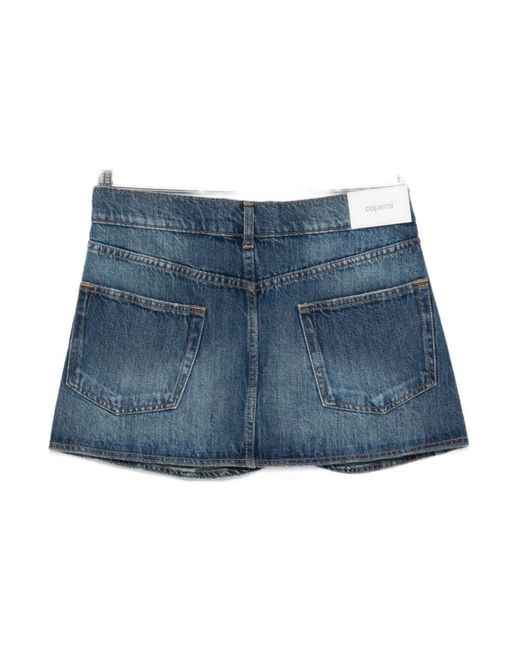 Coperni Denim Skirts in het Blue